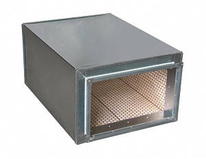 Шумоглушитель ГТП 100х100 L=600 Оц (Ш20/Ш20)